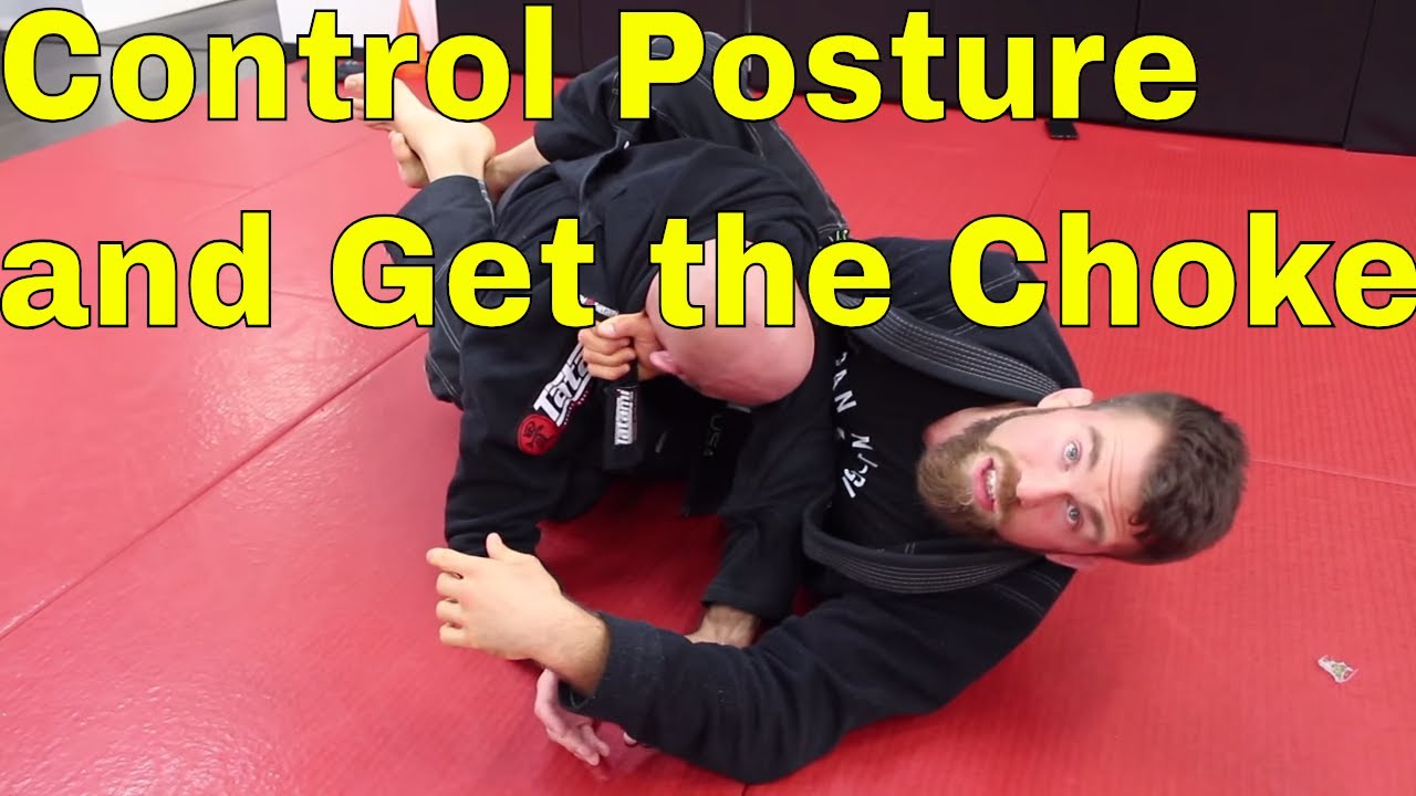 Strong Grip from Full Guard to Control Posture (with Brabo Choke)