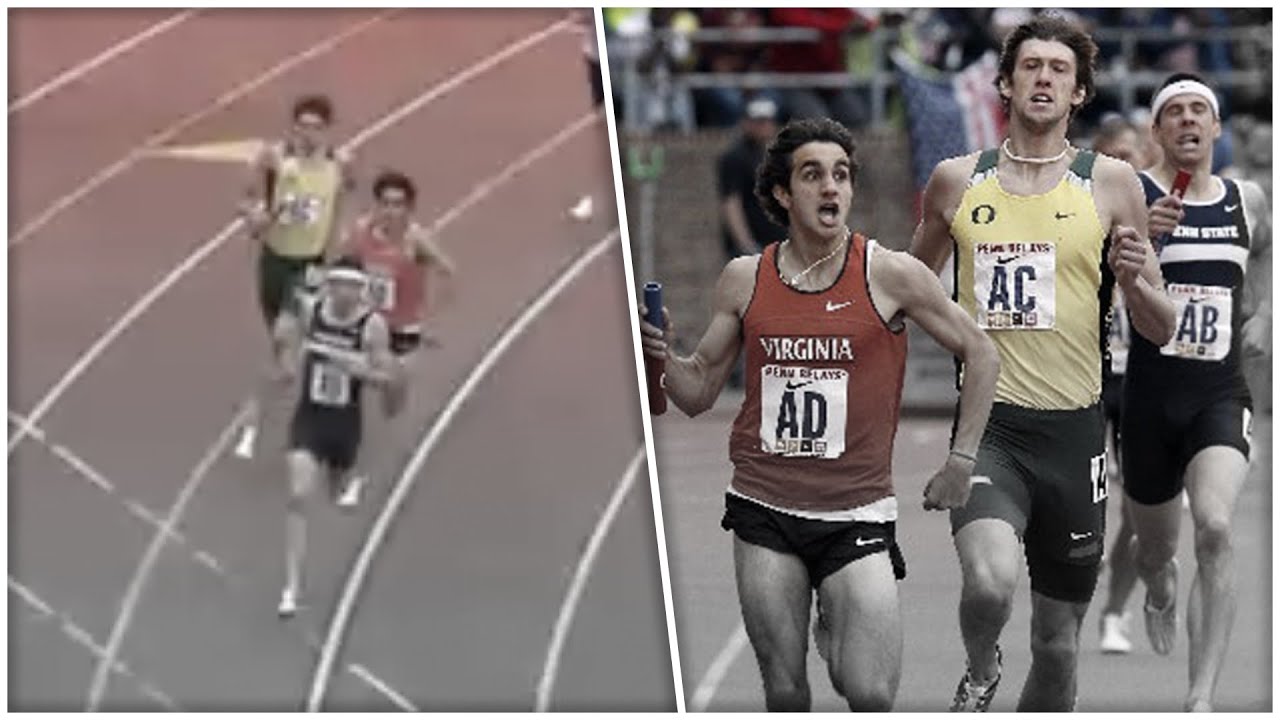 EPIC FINISH! Robby Andrews vs Andrew Wheating | 2010 Penn Relays 4x800 Championship of America
