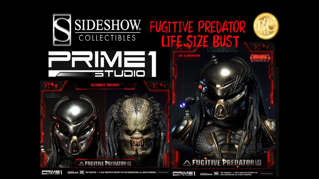 FUGITIVE PREDATOR LIFE SIZE BUST 1:1 SCALE DELUXE | PRIME 1 STUDIO | REVIEW #195
