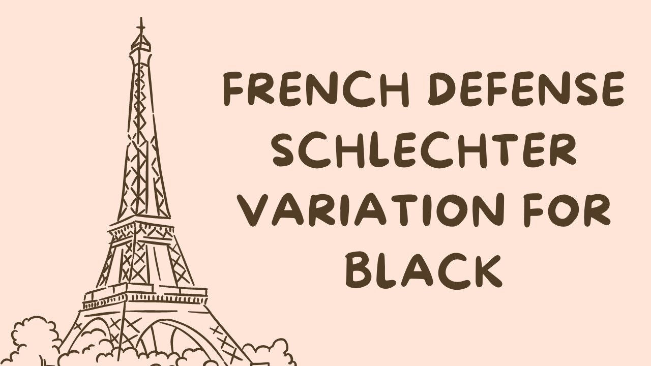 French Defense Schlechter Variation for Black | Chess Openings for Black | Practical Chess Openings