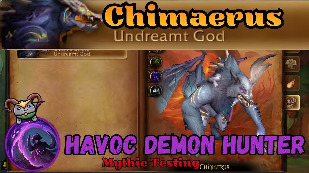 Chimaerus Mythic Testing | Aldrachi Havoc DH | Midnight Beta