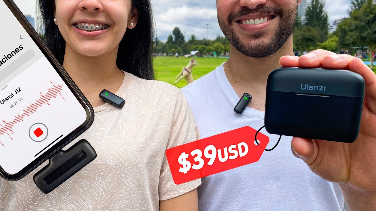 Probando los MICRÓFONOS para celular MÁS BARATOS de Amazon - Ulanzi J12