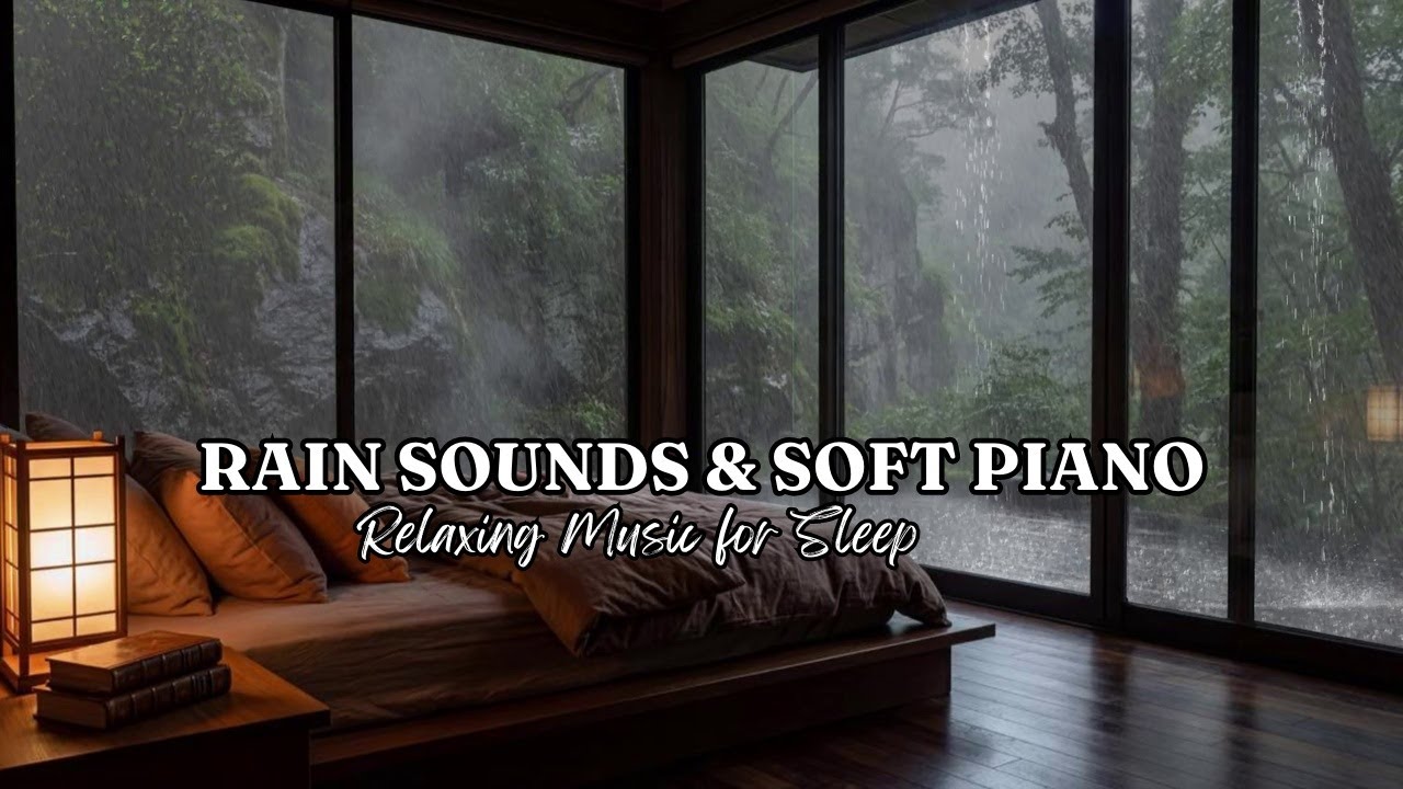 Relaxing Sleep Music & Insomnia - Rain Sounds to Healing, Stop Overthinking & Stress Relief, Calming