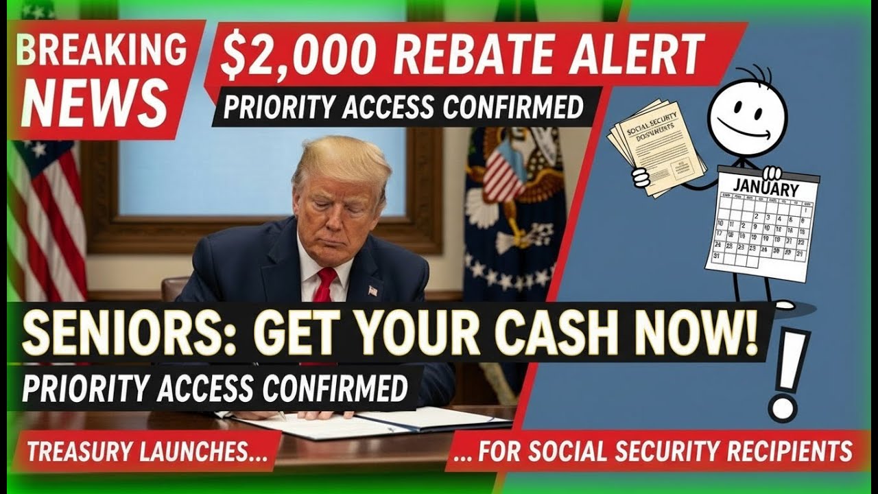 🚨 $2,000 Rebate Confirmed: Treasury Launches Priority Access for Social Security Seniors