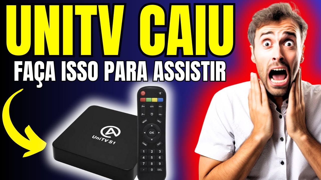 🔥 UNITV PAROU DE FUNCIONAR - UNITV LUZ VERMELHA - UNITV CAIU - UNITV S1
