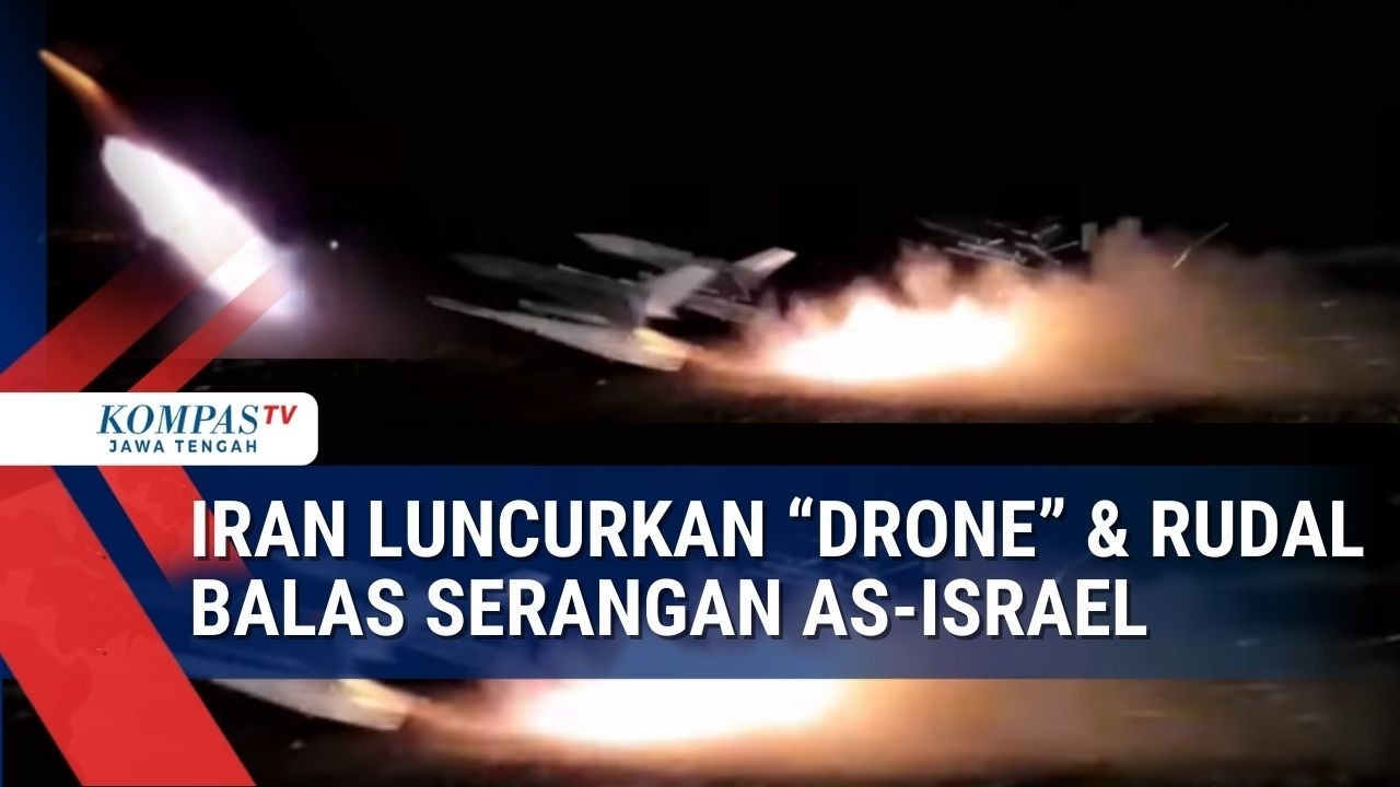 Detik-Detik Iran Luncurkan Rudal Serang AS-Israel