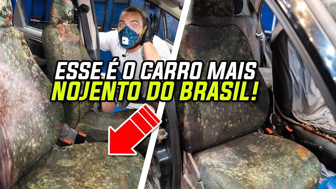 VOC&Ecirc; TERIA CORAGEM DE LIMPAR ESSE CARRO POR DENTRO?