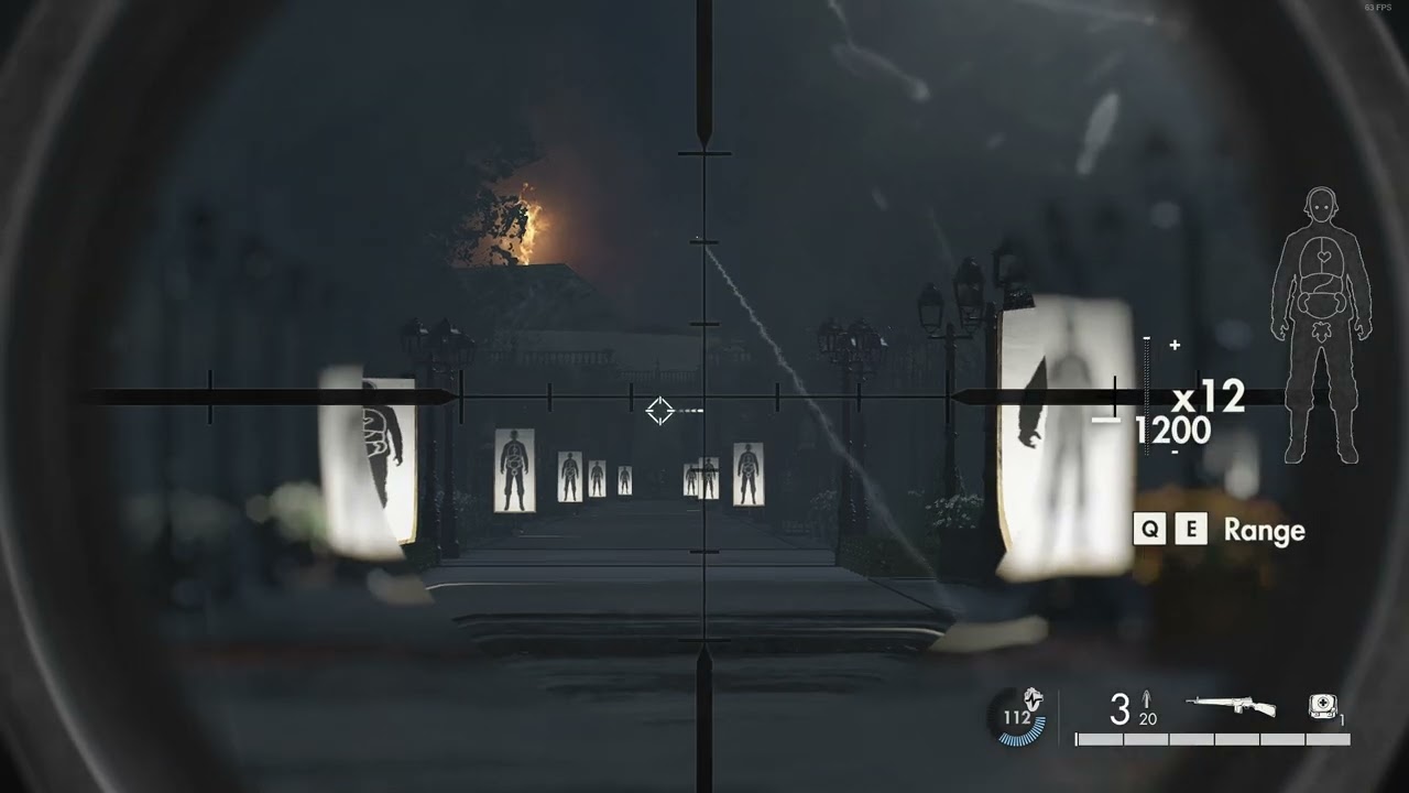 Sniper Elite Resistance Shooting Range ultimate longshot medal