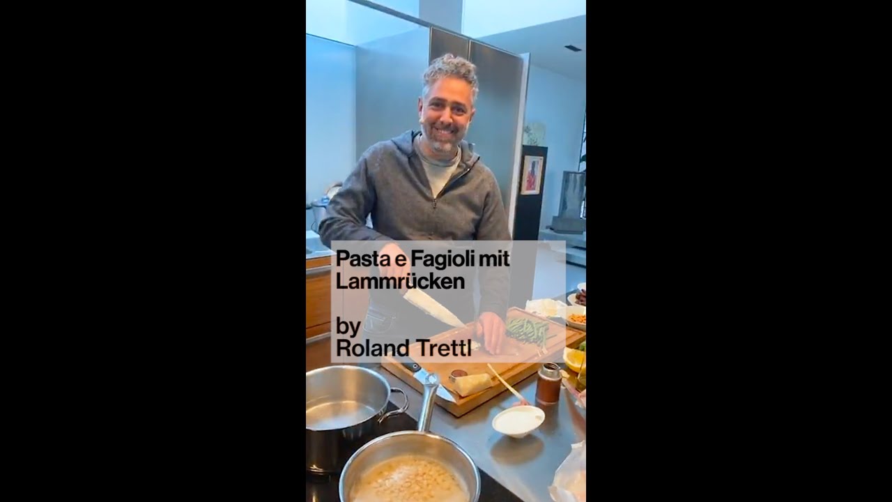 #teamtrettlkocht Pasta e Fagioli mit gebratenem Lammrücken