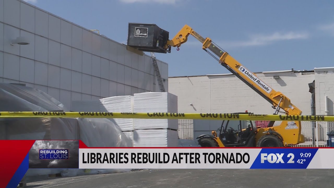Tornado-damaged libraries in St. Louis to reopen with upgrades