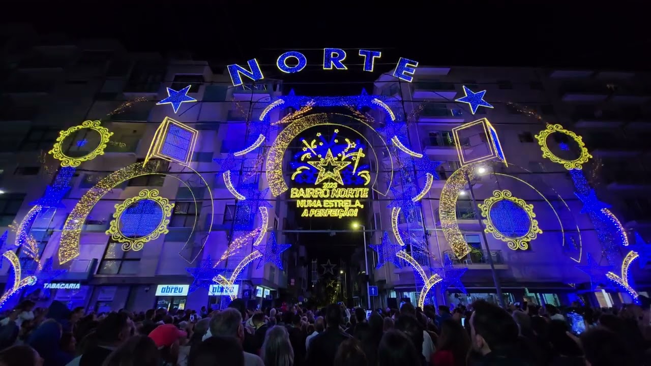 Abertura da iluminação festiva das festas de São Pedro na Póvoa de Varzim - Bairro Norte 2023