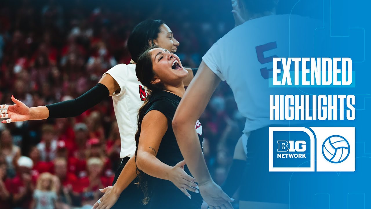 Montana State at Nebraska | Extended Highlights | Big Ten Volleyball | 09/07/2024