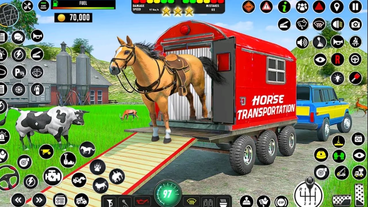 Wild Animals Transport 🚛🦁 | Realistic 3D Truck Gameplay