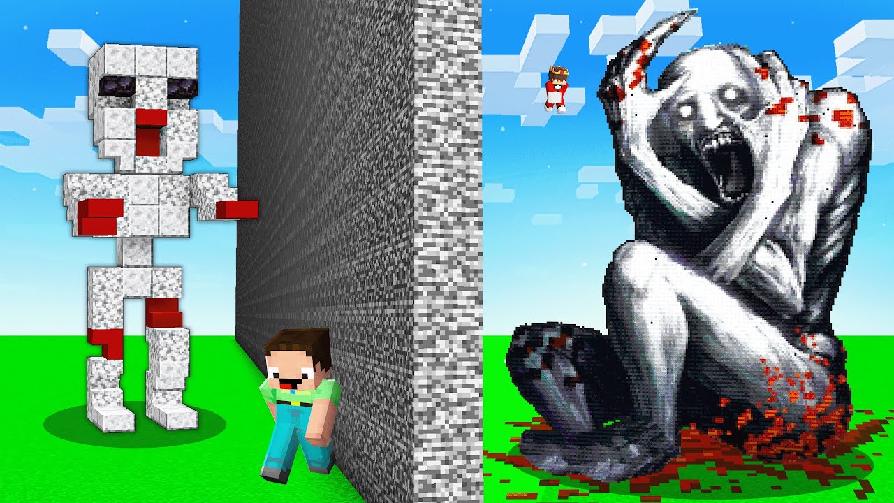 Ich Cheate Mit SHY GUY in Minecraft Bau Challenge! (SCP)