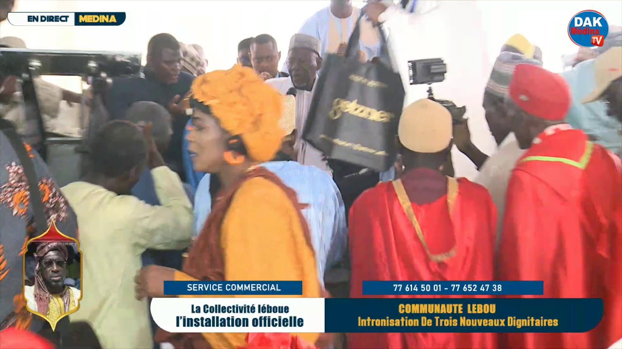 Partie 4/ intronisation de trois dignitaires de la communaut&eacute; leboue 