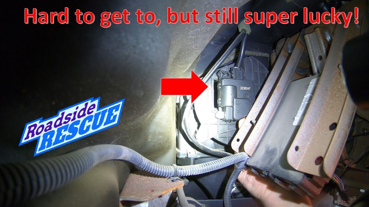 Nissan Titan Blend door rescue. Hard to get too but best case scenario!