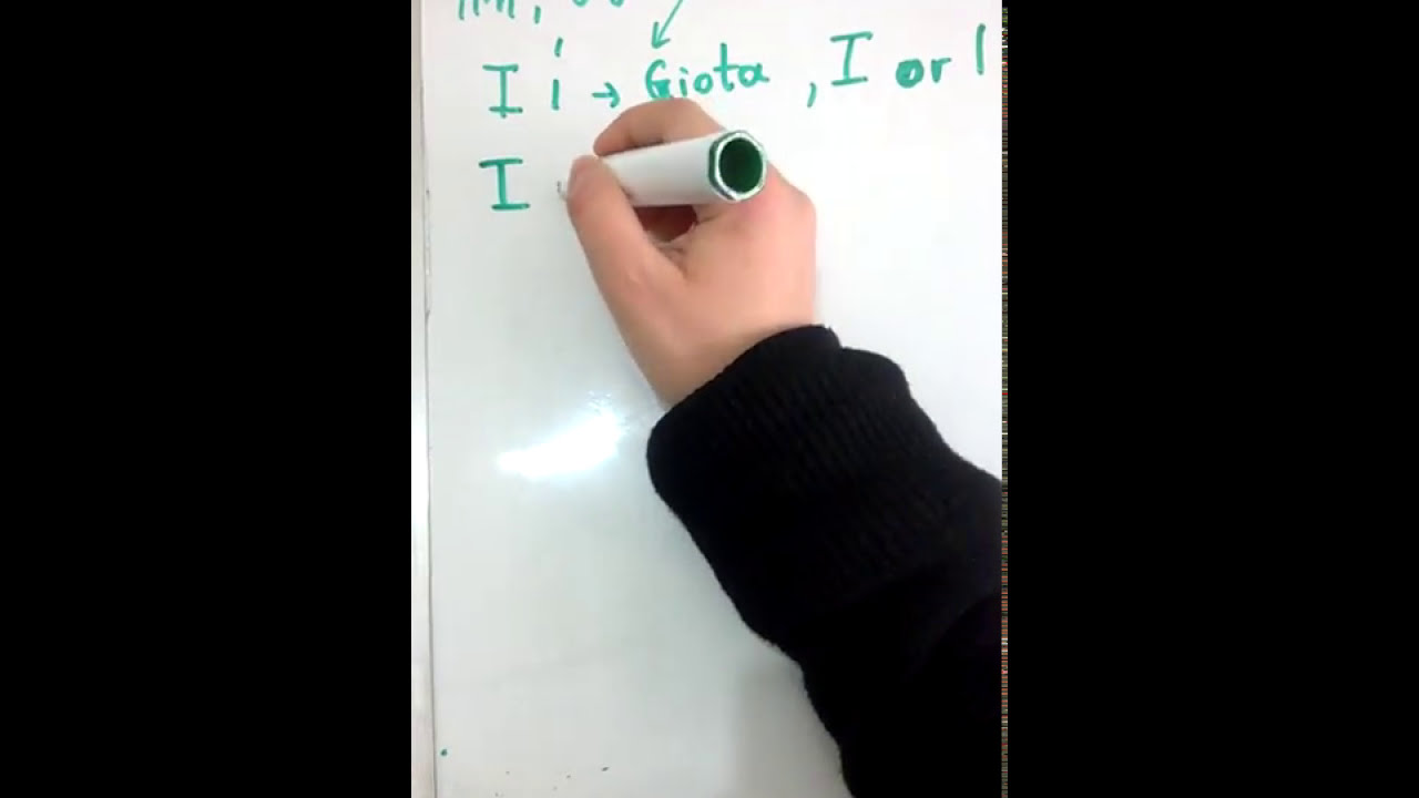 Урок греческого языка 4: Греческий алфавит