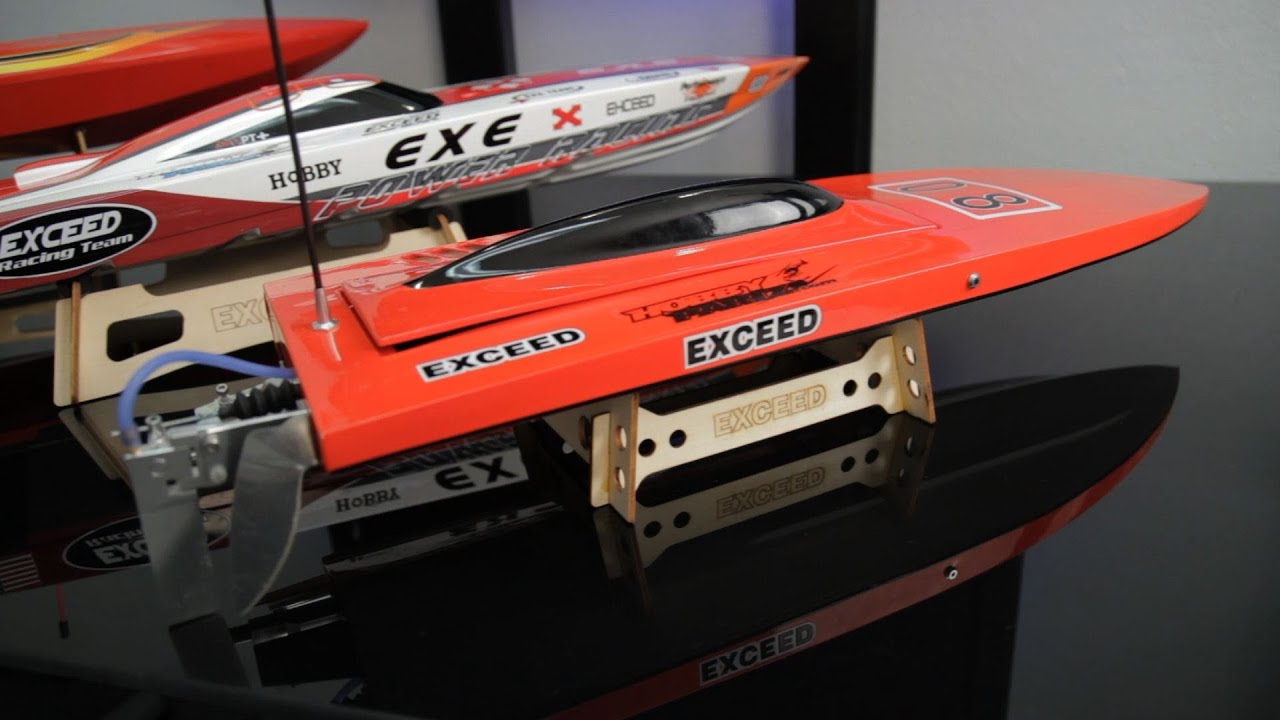 Awesome New Exceed Racing Fiberglass RC Boats