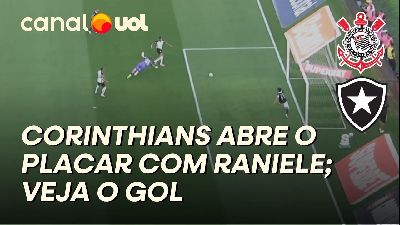 CORINTHIANS 1 x 0 BOTAFOGO: RANIELE ABRE O PLACAR APÓS ERRO INCRÍVEL NA SAÍDA DE BOLA; VEJA GOL