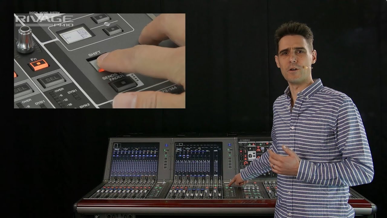 Yamaha RIVAGE PM10: What's the SHIFT Key for?