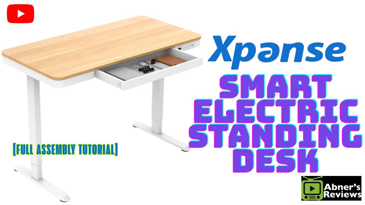 Xpanse Smart Electric Standing Desk [FULL ASSEMBLY TUTORIAL] #xpanse #standingdesk #abnersreviews