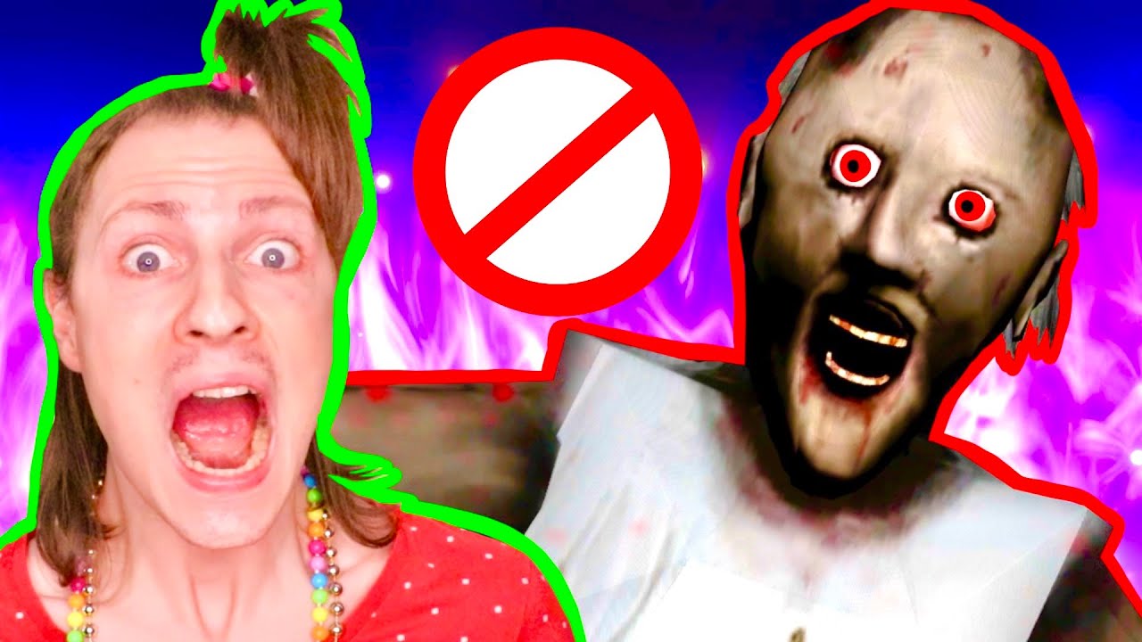 GRANNY 1 : DÉFI CHALLENGE JE DOIS JOUER SANS TOUCHER LA GRAND-MÈRE PSYCHOPATHE ! Nadège Candle