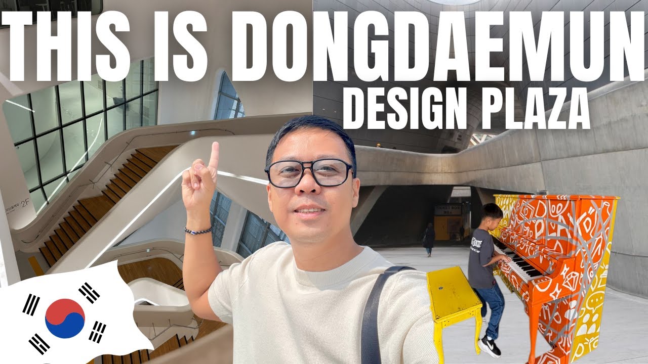 Exploring Dongdaemun Design Plaza in the Morning + BHC Chicken & Ediya Coffee South Korea Vlog 2025