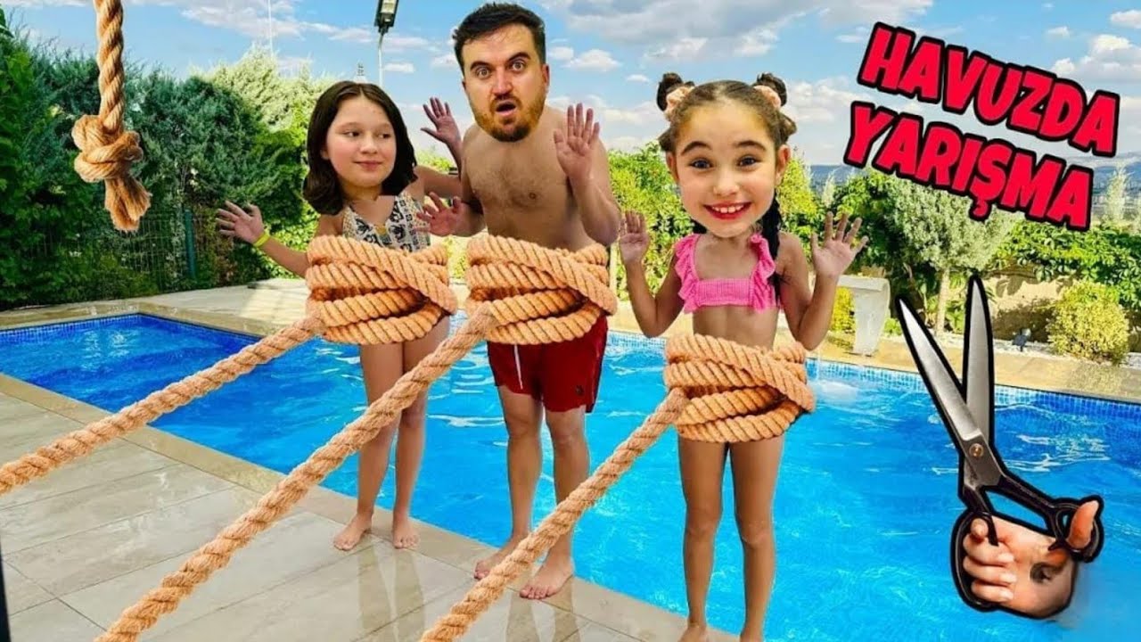 ELİF SİNEM VE BASISI HAVUZ PARTİSİNDE@ELİF SİNEM TV