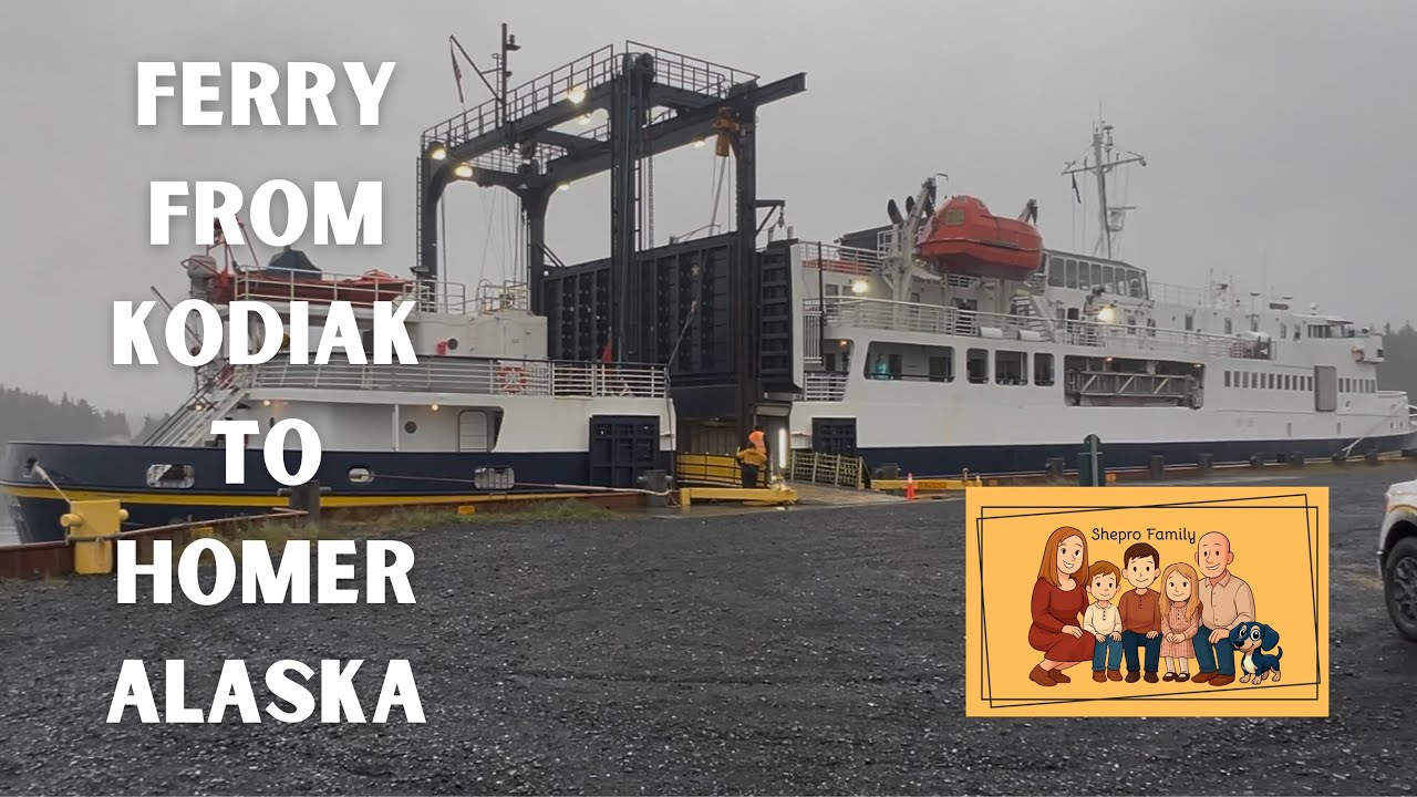 Part 1 of Cross Country Drive | Kodiak to Homer AK | AMHS MV Tustumena Tour