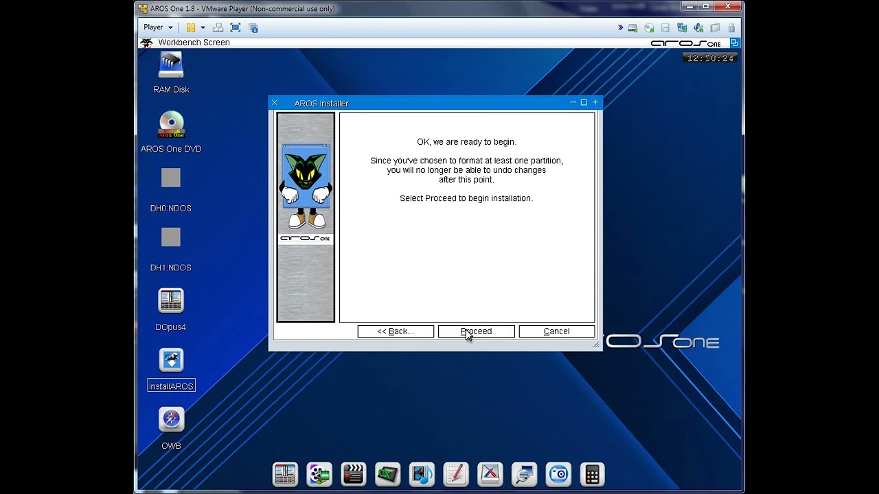 Install AROS One x86 Two Partition