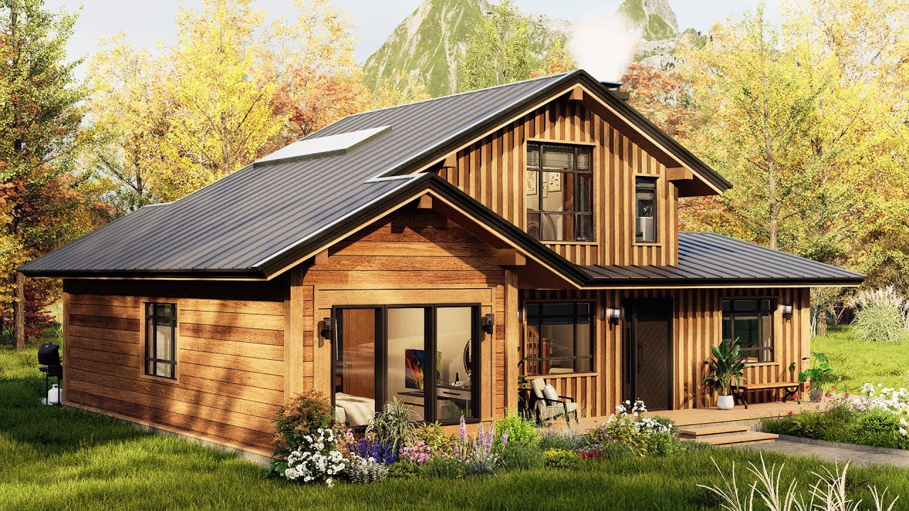 42' x 33' (13m x 10m) Absolutely STUNNING Cabin With 3 Bedrooms - Cozy & Perfect