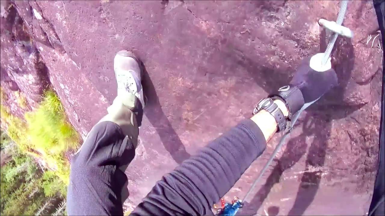 Via ferrata - Black Level - Skuleberget Sweden