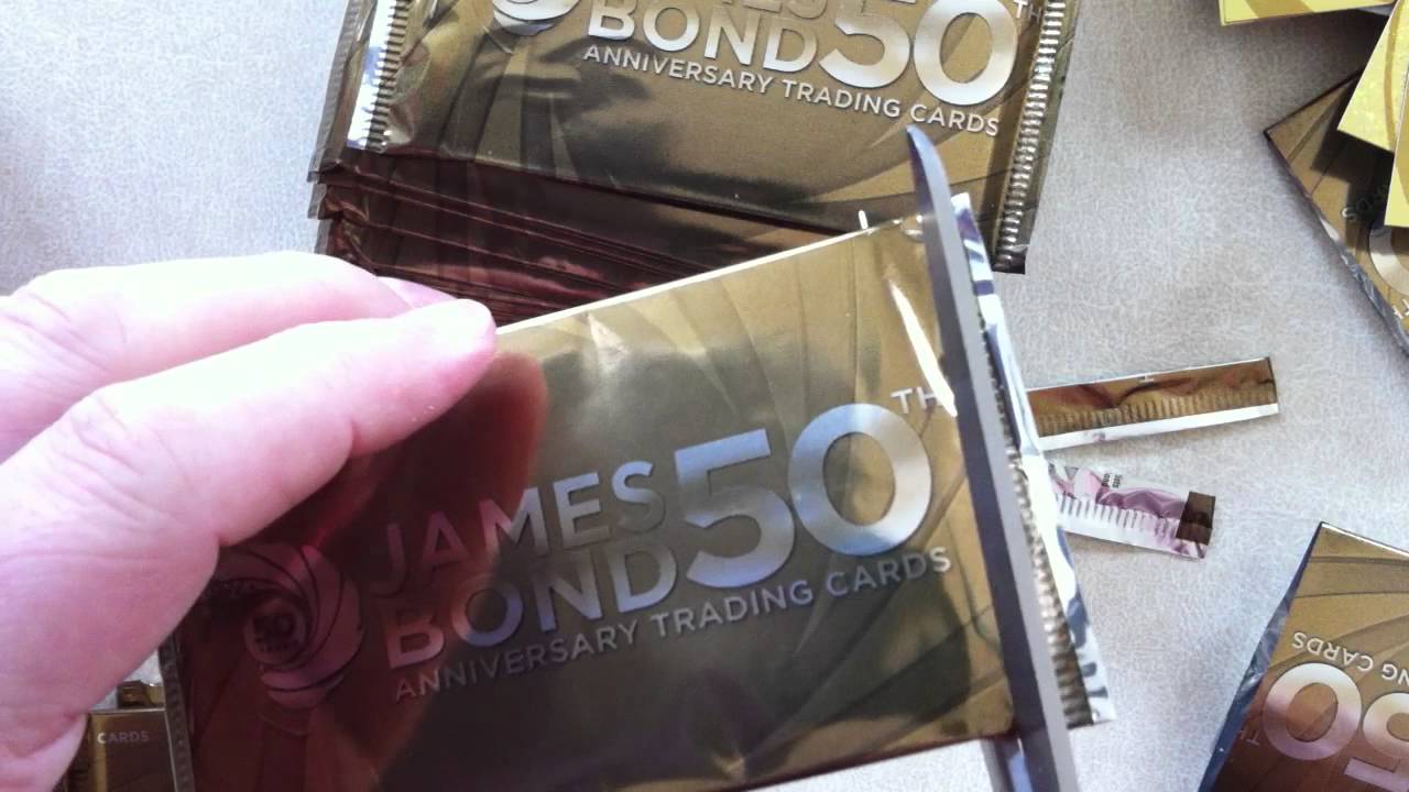 Opening a Box of James Bond 50th Anniversary cards - Part 1