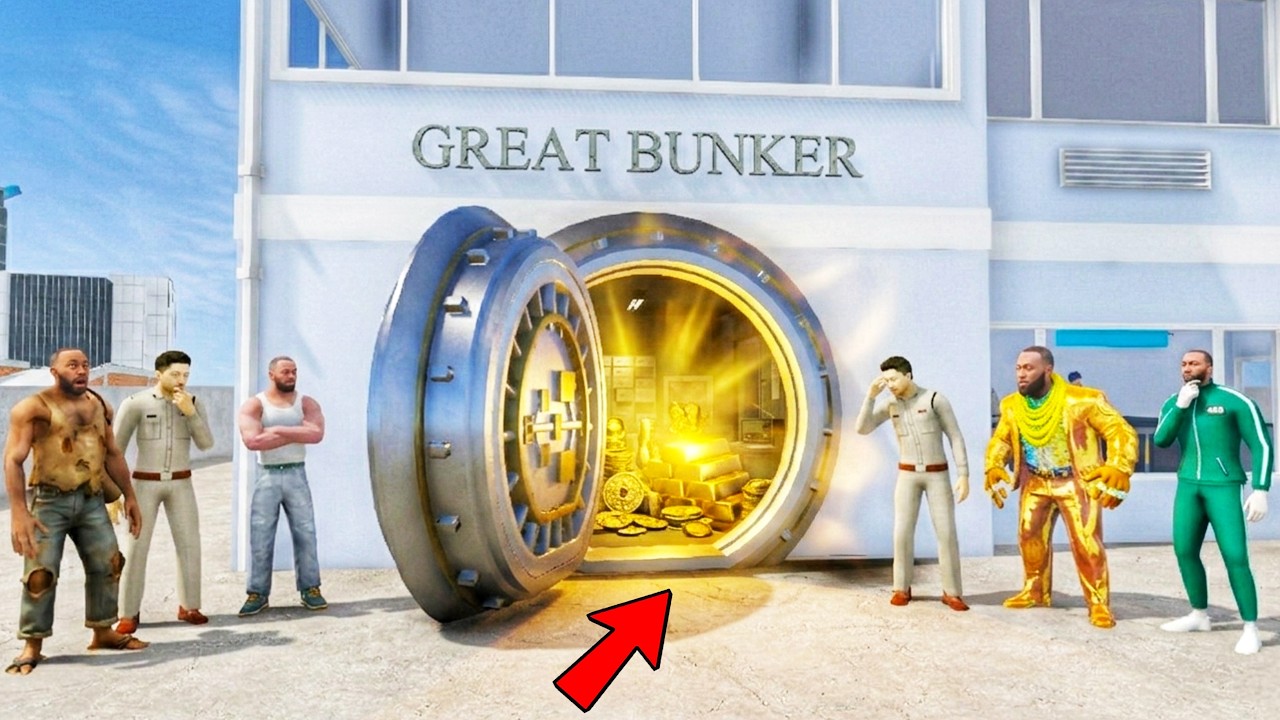 Franklin Unlocks the Billionaire Bunker Secret in Indian Bike Driving 3D
