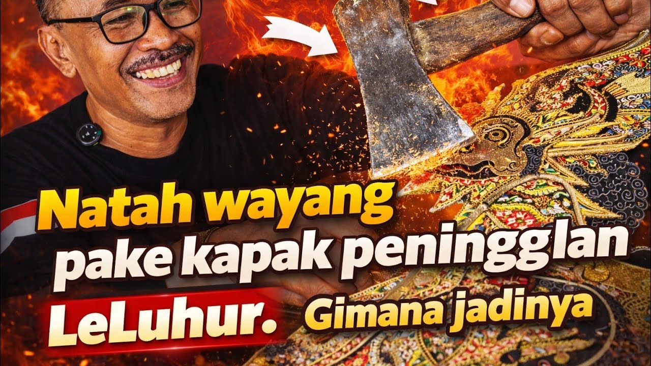 ALAT TATAH PUSAKA PENINGGALAN LELUHUR, INI YANG BIKIN PAHATAN WAYANG KULIT KELIHATAN SEMU