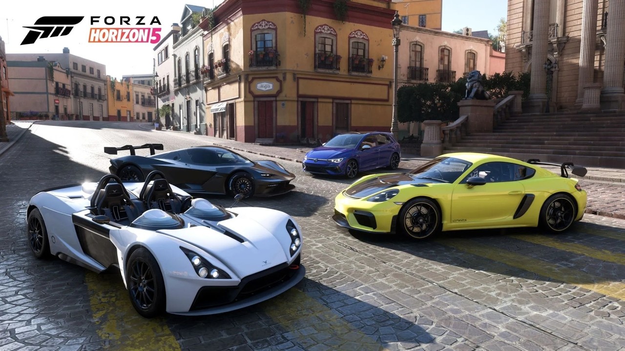 Играем вышибалу в Forza Horizon 5
