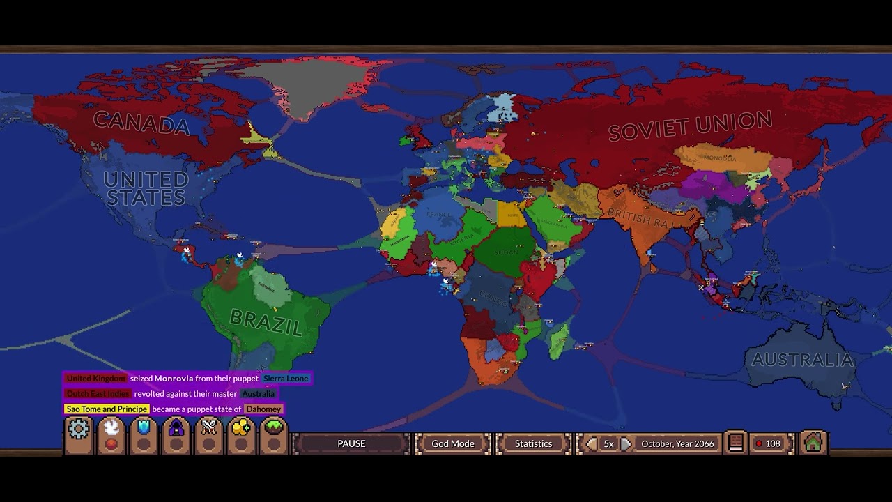 USSR–Afghanistan War (1979) | World Map Simulation