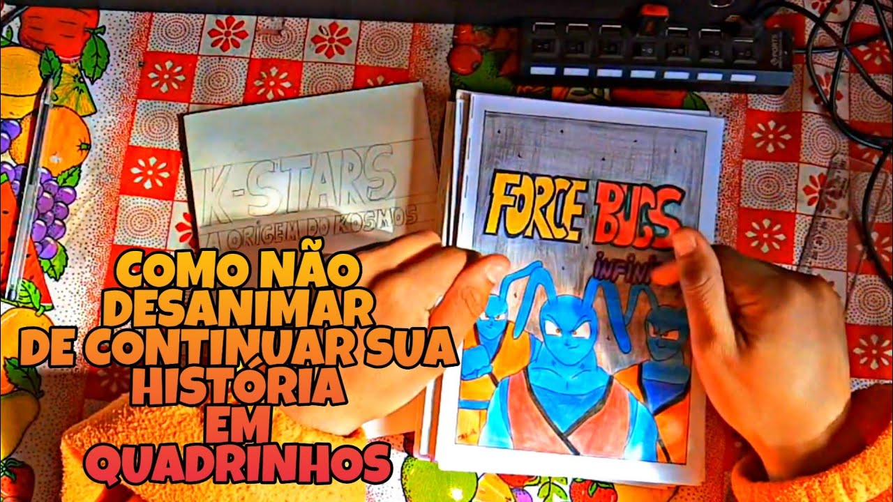COMO NÃO DESANIMAR DE TERMINAR SUA HISTÓRIA EM QUADRINHOS ?