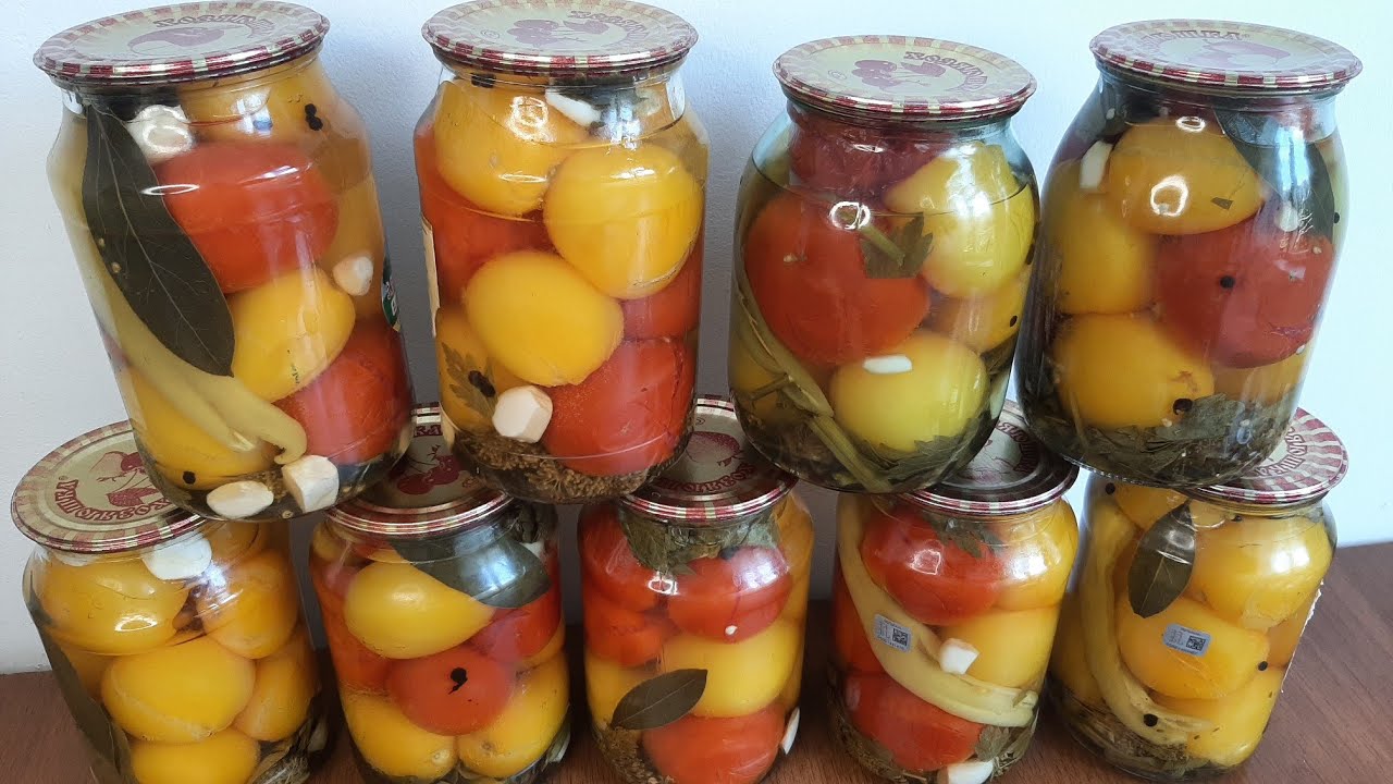 Обалденно вкусные памидоры на зиму. Լոլիկի #մարինադ - շատ համեղ բաղադրատոմս/ #маринованные памидоры