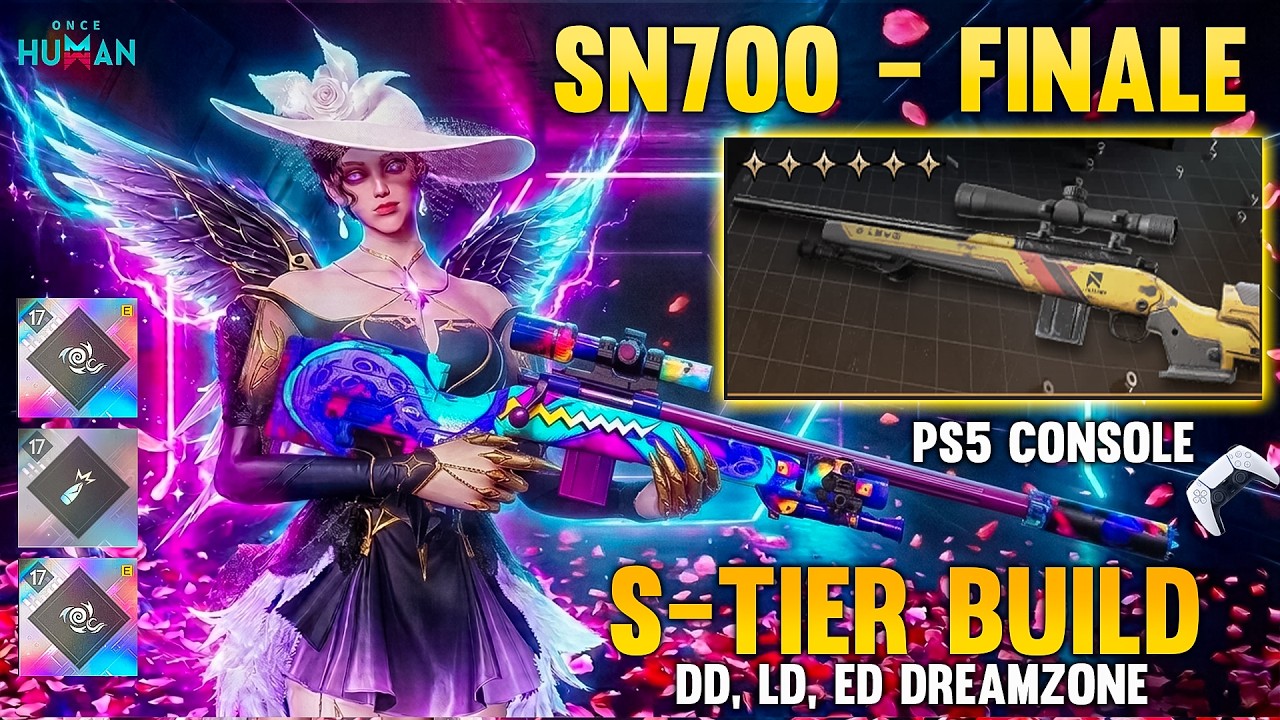 NEW META S TIER DPS 6.6M SN700 FINALE SHRAPNEL SNIPER & PS5 CONSOLE DATE?🥶NIGHTMARE BUILD ONCE HUMAN