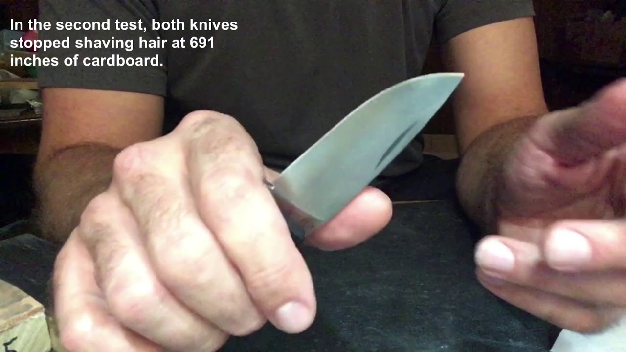 Manly Knives Wasp - review, sharpening and testing.