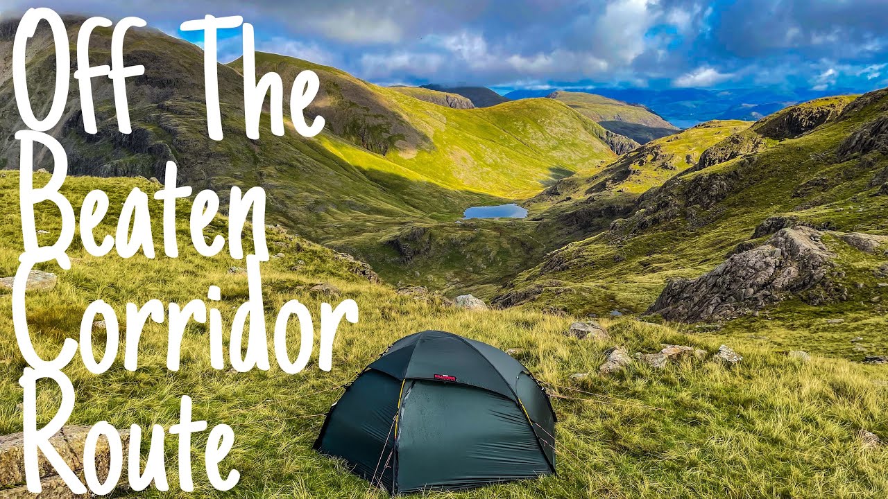 SOLO WILD CAMP in the HEART OF THE LAKE DISTRICT/ CORRIDOR ROUTE TO SCAFELL PIKE/ HILLEBERG ALLAK 2