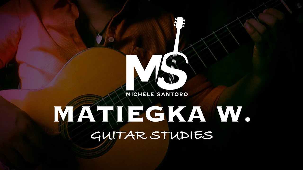 Studi per chitarra dal n&deg; 1 al n&deg; 14 di Matiegka - Classical Guitar Studies -Michele Santoro