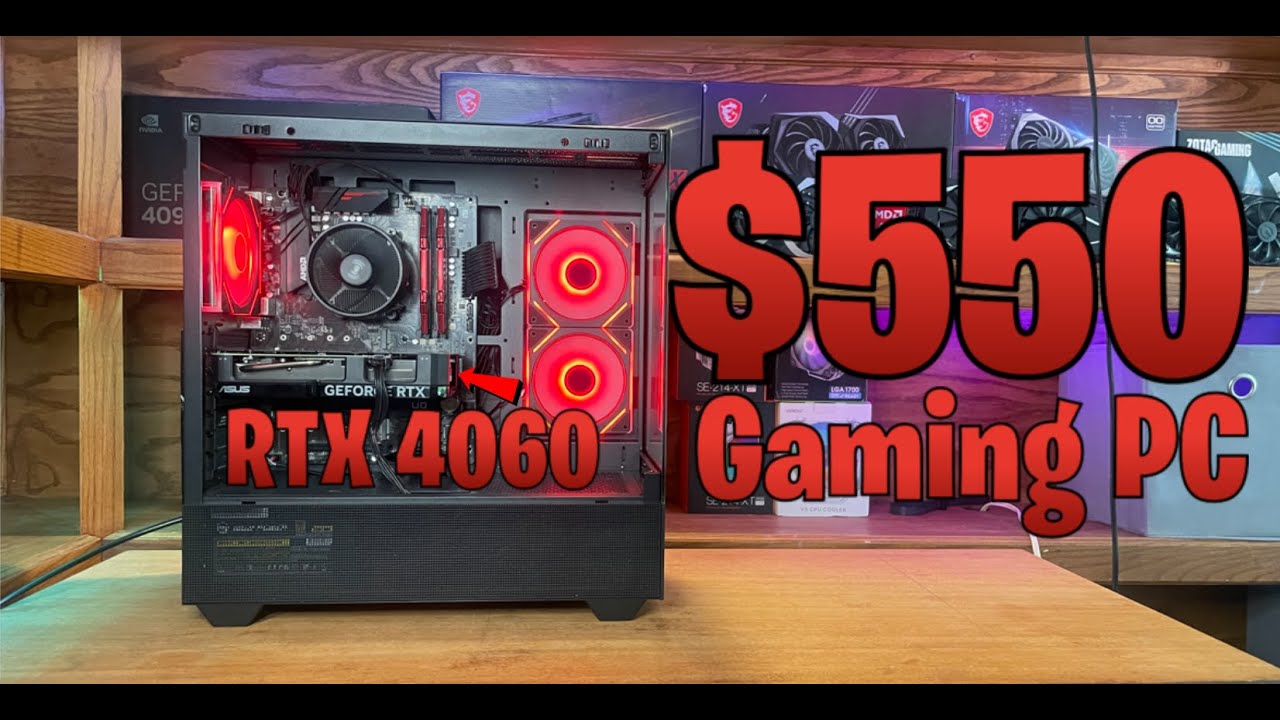 I Built a $550 RTX 4060 Gaming PC in 2025! | $550 Budget Gaming PC 2025!