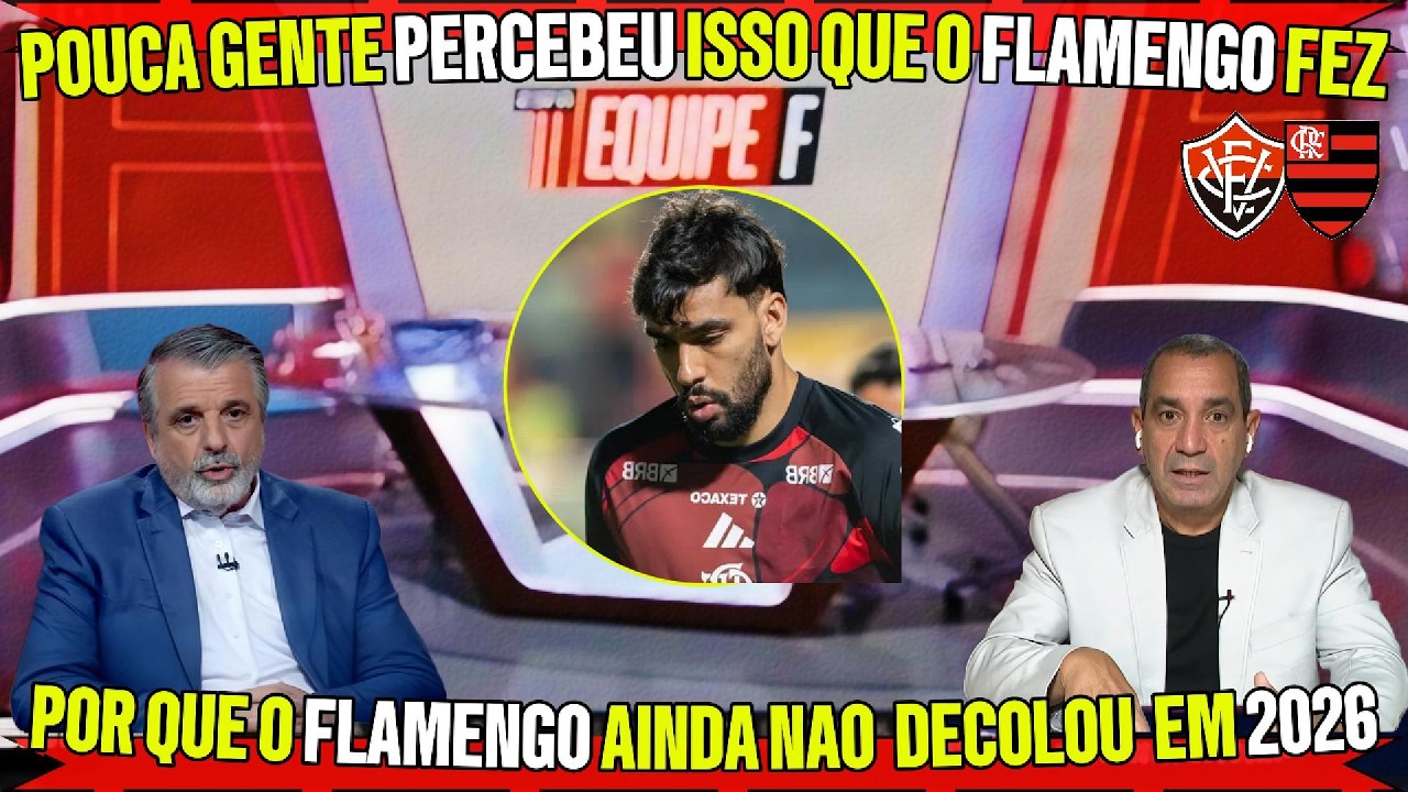 🔥 O QUE FALTA PRO FLAMENGO DECOLAR EM 2026? PAQUETA PODE RENDER MAIS? EQUIPE F ANÁLISA
