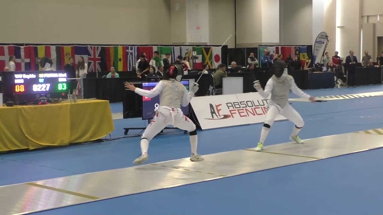 Washington DC Grand Prix 2024 SWF - P128 - Sophia Wu HKG v Mariana Pistoia BRA