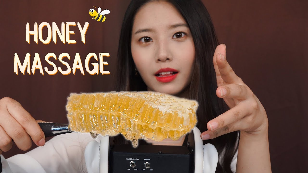 ASMR Sticky honeycomb ear massage[suna asmr]
