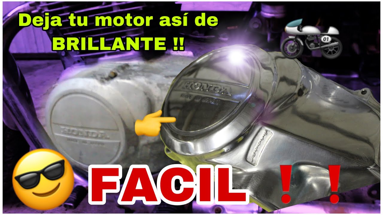 💎COMO PULIR EL MOTOR DE TU MOTO 💎 I FACIL I PASO A PASO