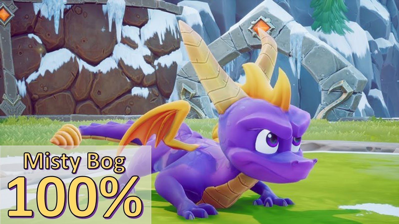 Spyro The Dragon Remastered | 100% прохождение Misty Bog