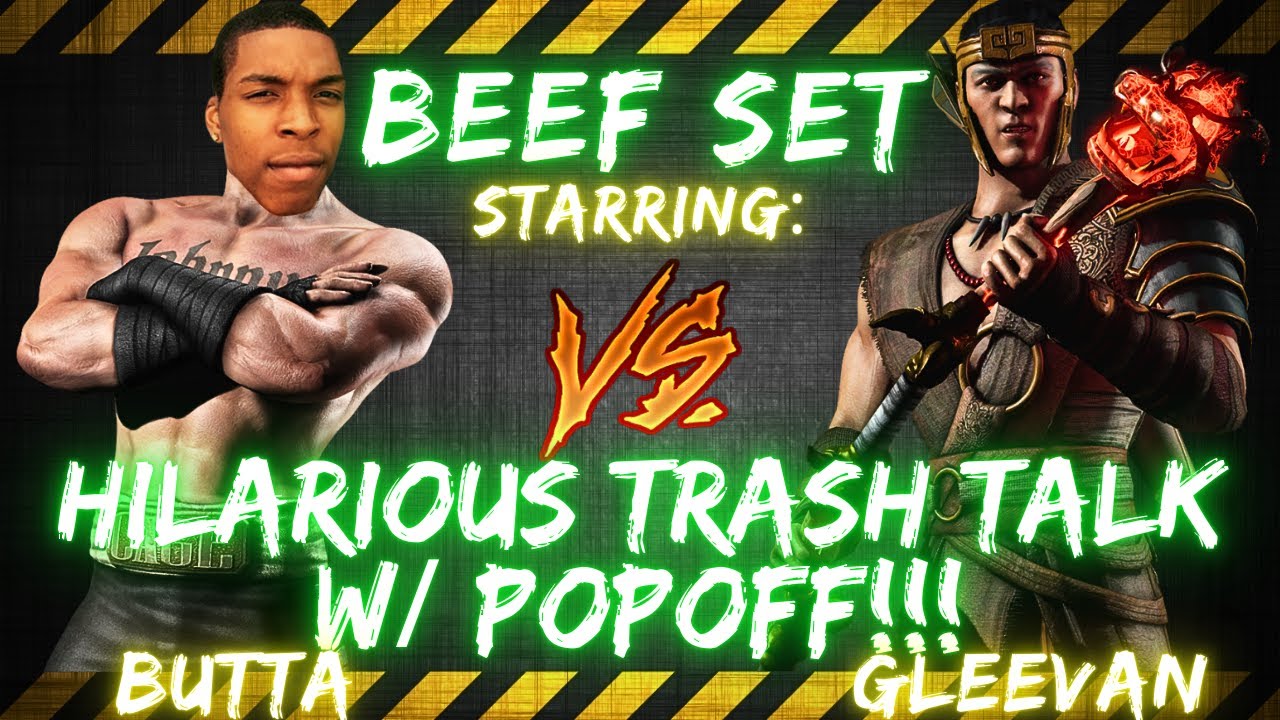 BEEF SET ft. Butta vs Gleevan | HILARIOUS TRASH TALK W/ POPOFF!!! 🎤👀🤣🔥